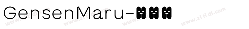 GensenMaru字体转换