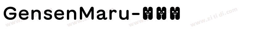 GensenMaru字体转换