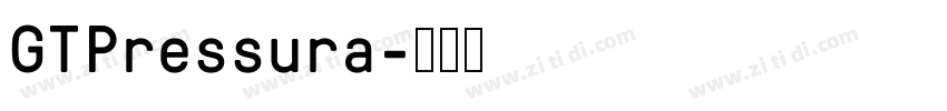 GTPressura字体转换