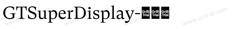 GTSuperDisplay字体转换