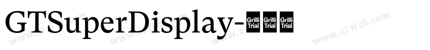 GTSuperDisplay字体转换