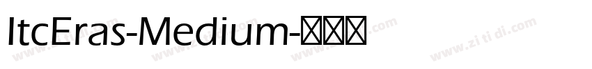 ItcEras-Medium字体转换