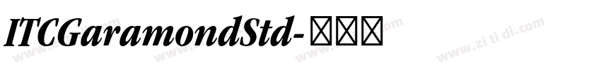 ITCGaramondStd字体转换 ITCGaramondStd字体转换