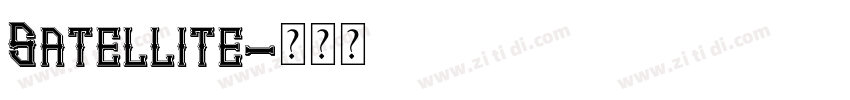 Satellite字体转换