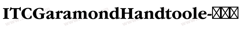 ITCGaramondHandtoole字体转换