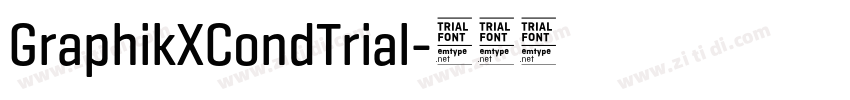 GraphikXCondTrial字体转换