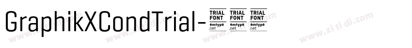 GraphikXCondTrial字体转换