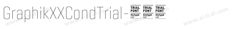 GraphikXXCondTrial字体转换