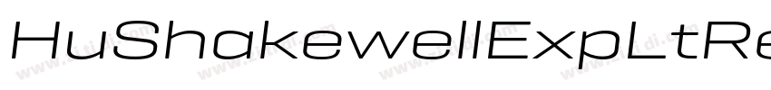 HuShakewellExpLtRegu字体转换