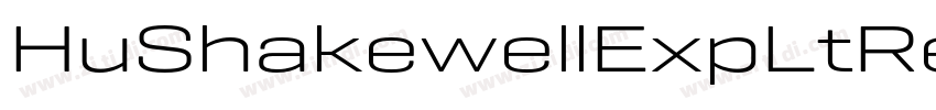 HuShakewellExpLtRegu字体转换