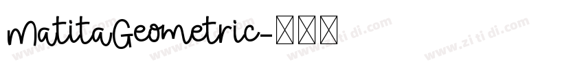 MatitaGeometric字体转换