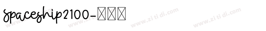 Spaceship2100字体转换
