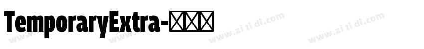 TemporaryExtra字体转换