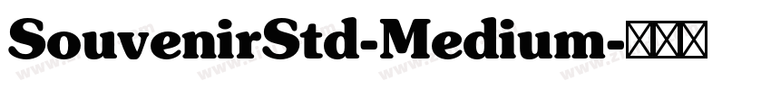 SouvenirStd-Medium字体转换
