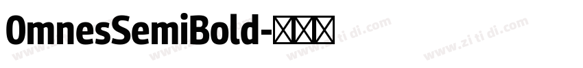 0mnesSemiBold字体转换
