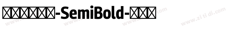 極影毀片熒圓-SemiBold字体转换