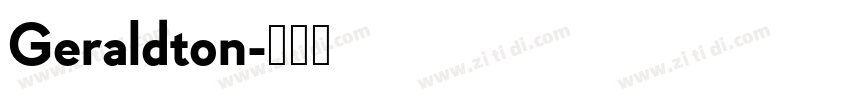 Geraldton字体转换