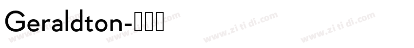 Geraldton字体转换