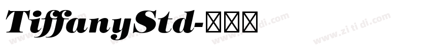 TiffanyStd字体转换