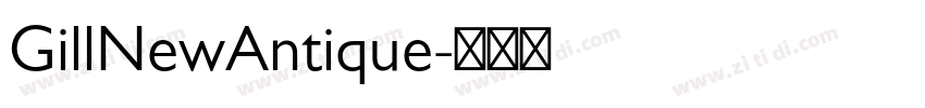 GillNewAntique字体转换
