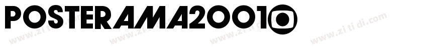 Posterama2001字体转换