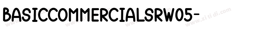BasicCommercialSRW05字体转换