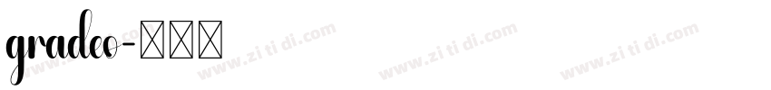 gradeo字体转换