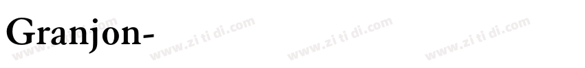 Granjon字体转换