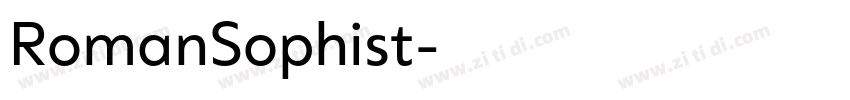 RomanSophist字体转换