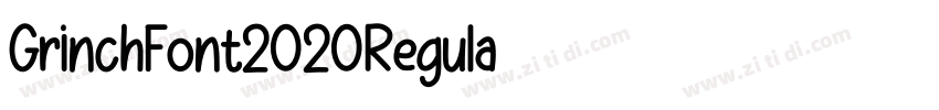 GrinchFont2020Regula字体转换