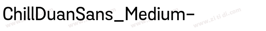 ChillDuanSans_Medium字体转换