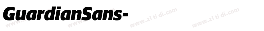 GuardianSans字体转换