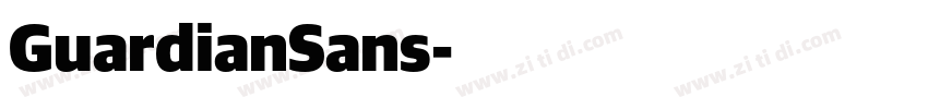 GuardianSans字体转换