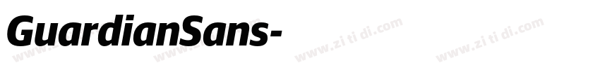 GuardianSans字体转换