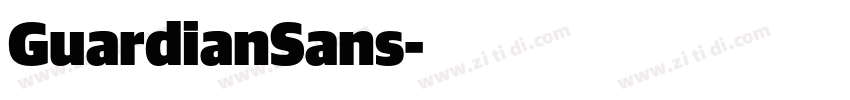 GuardianSans字体转换