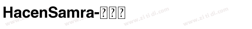 HacenSamra字体转换
