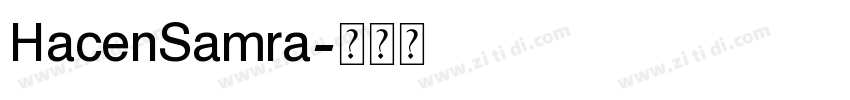 HacenSamra字体转换