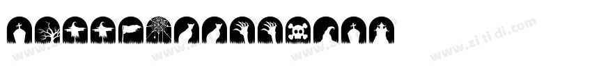 HalloweenNight字体转换