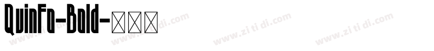 Quinfo-Bold字体转换