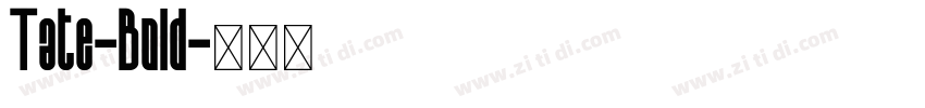 Tate-Bold字体转换