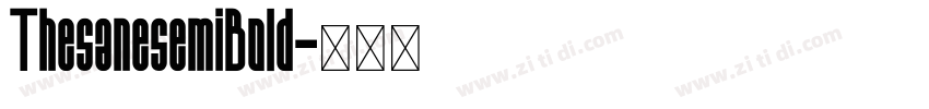 ThesanesemiBold字体转换