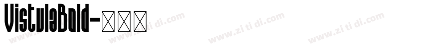 VistulaBold字体转换