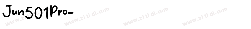 Jun501Pro字体转换