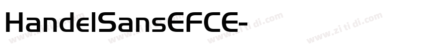 HandelSansEFCE字体转换