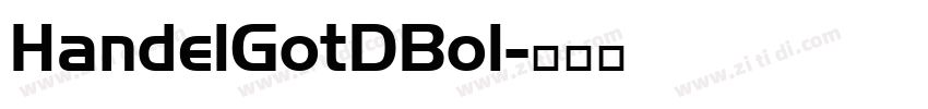HandelGotDBol字体转换