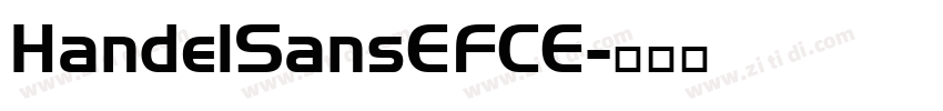 HandelSansEFCE字体转换