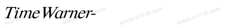 TimeWarner字体转换