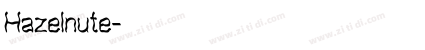 Hazelnute字体转换
