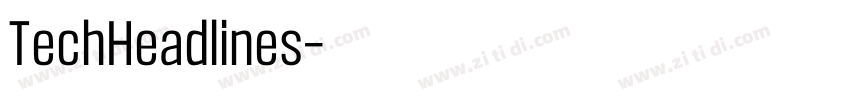 TechHeadlines字体转换