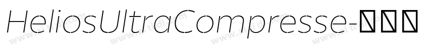 HeliosUltraCompresse字体转换